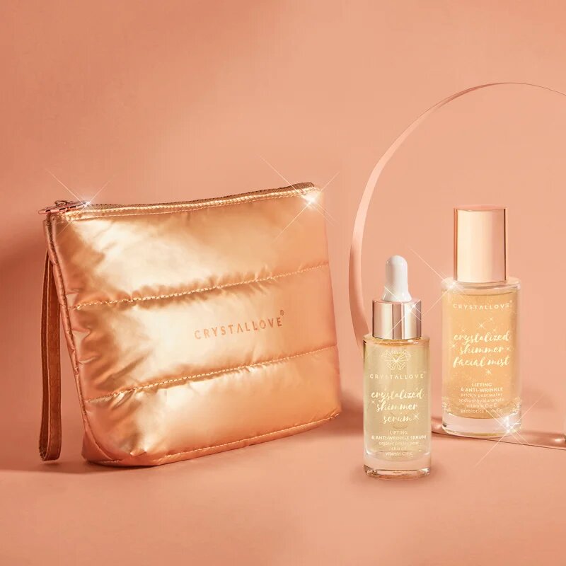 Crystallove Clear Quartz Skincare Duo sada pro péči o pleť
