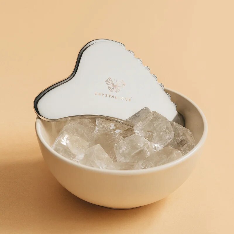 Crystallove Cryo Ice Body Gua Sha masážní pomůcka na tělo 1 ks