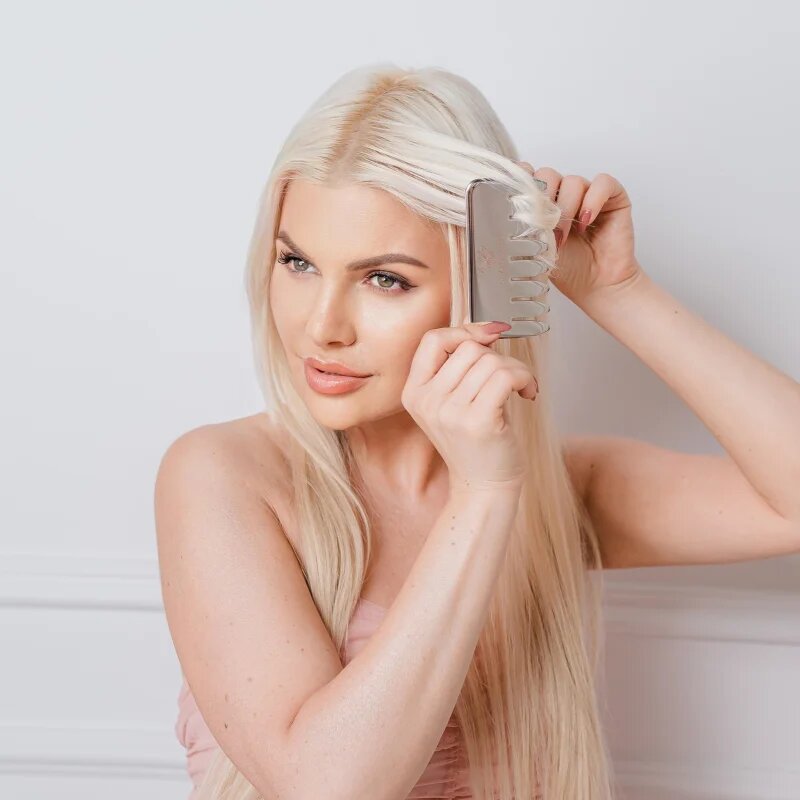 Crystallove Cryo Ice Comb masážní pomůcka na vlasy a tělo 1 ks