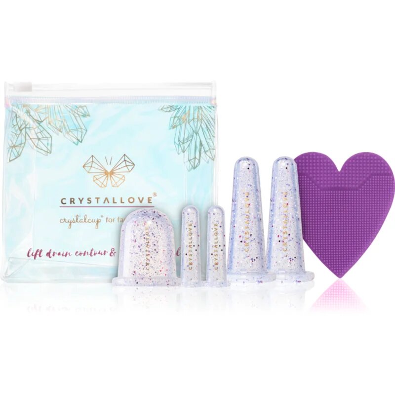 Crystallove Crystalcup sada na obličej a tělo 1 ks