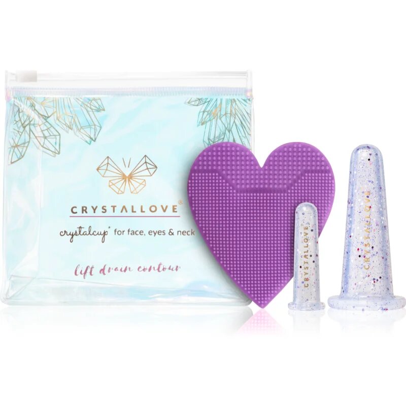 Crystallove Crystalcup sada pomůcek pro baňkování obličeje