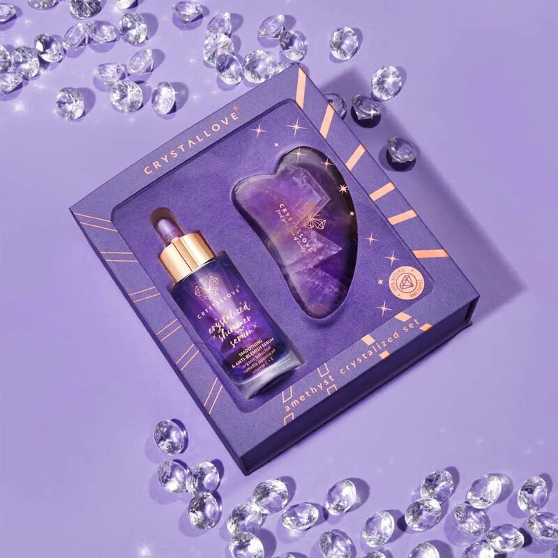 Crystallove Crystalized Amethyst Set sada pro péči o pleť
