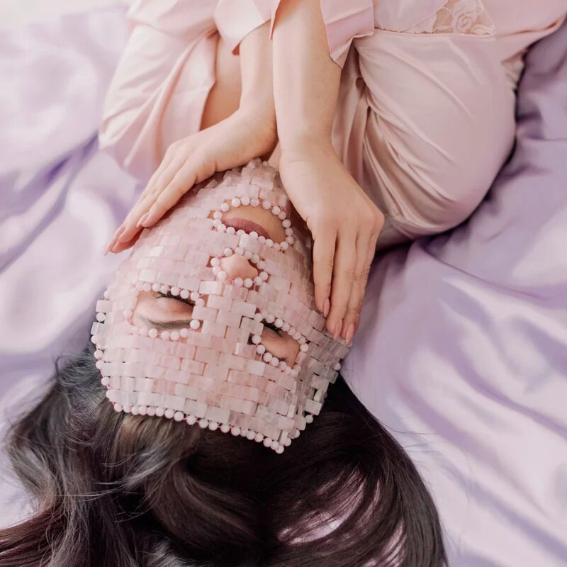 Crystallove Gemstone Facial Mask gelová maska na obličej 1 ks