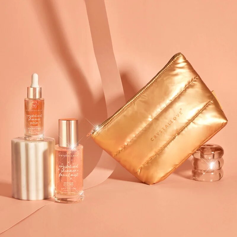 Crystallove Rose Quartz Skincare Duo sada pro péči o pleť