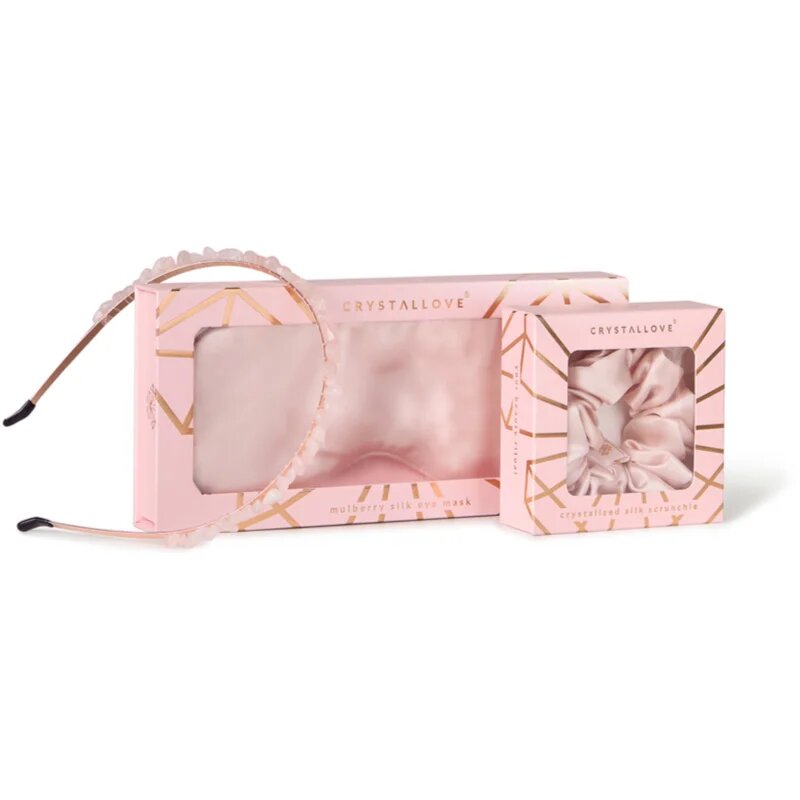 Crystallove Rose Silk Set sada na vlasy