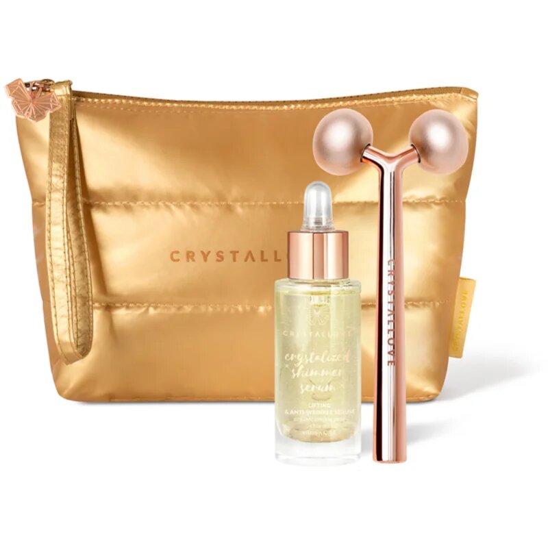 Crystallove Set Gold sada na obličej