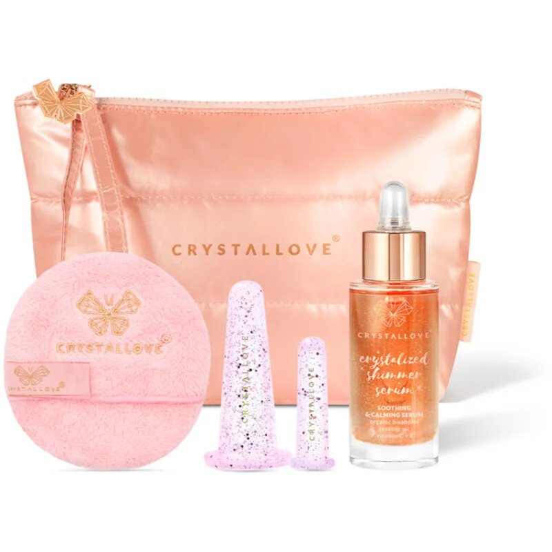 Crystallove Set Pink sada na obličej