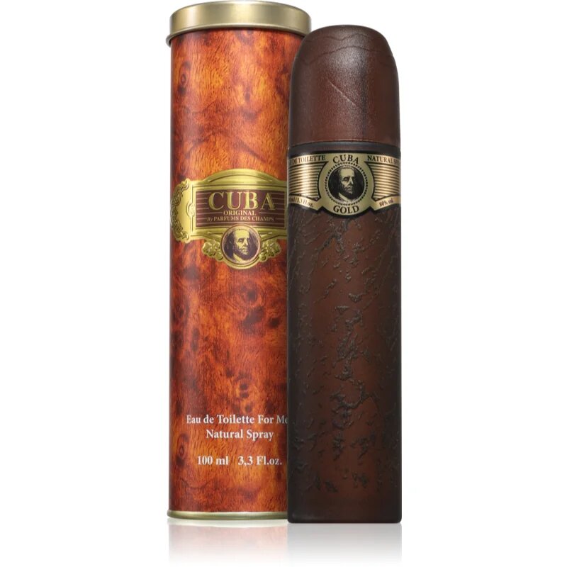 Cuba Original Gold toaletní voda pro muže 100 ml