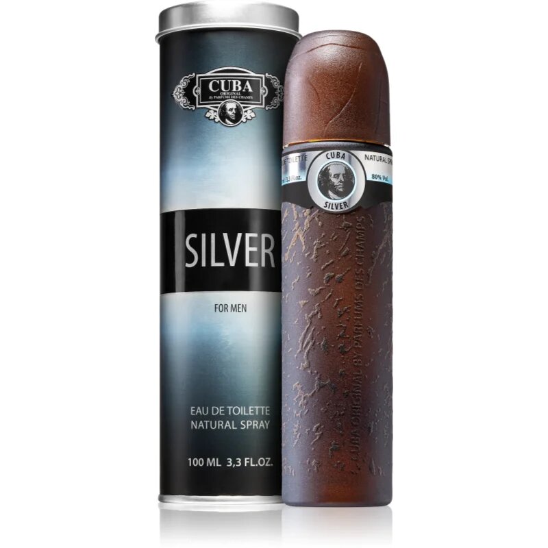 Cuba Silver toaletní voda pro muže 100 ml