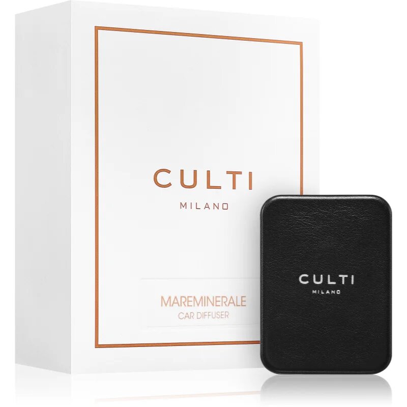 Culti Milano Car Diffuser Black Mareminerale vůně do auta + náhradní náplň 1 ks