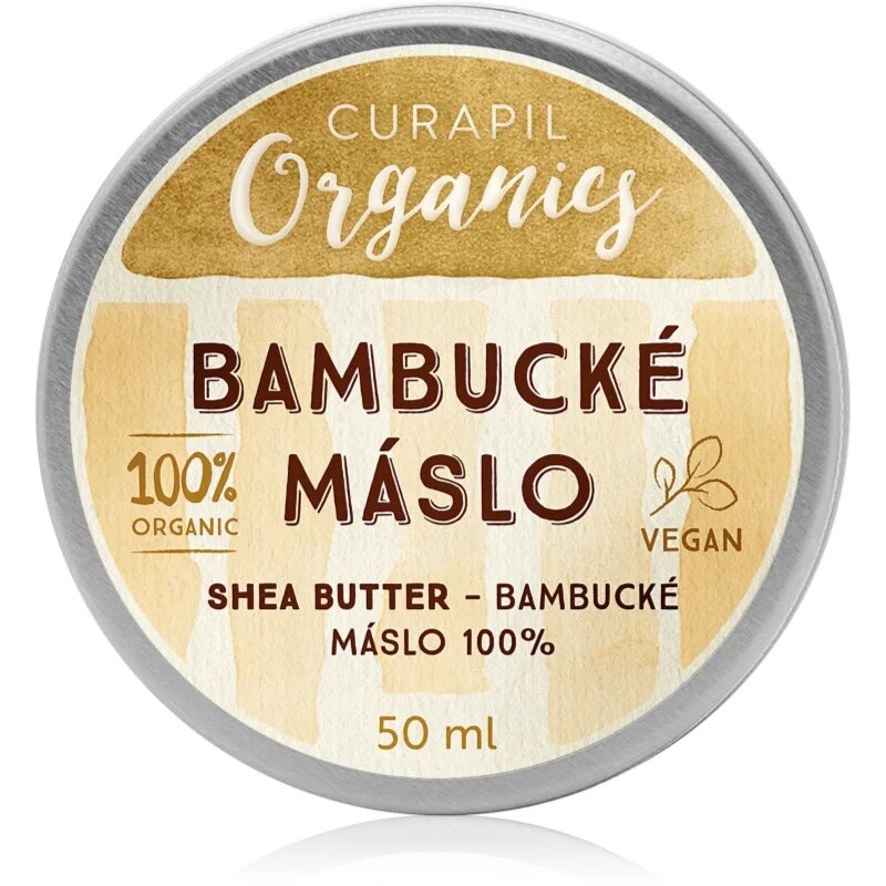 Curapil Organics Bambucké máslo máslo na tvář tělo a vlasy 50 ml