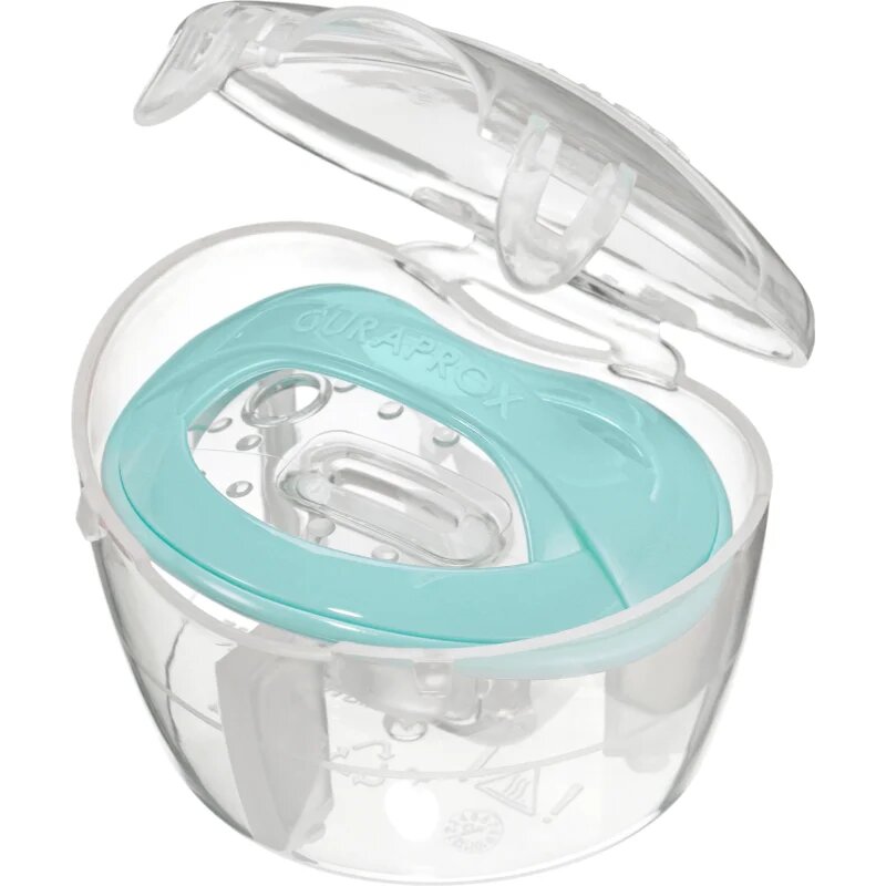 Curaprox Baby Velikost 0+ dudlík pro děti od narození Turquoise 1 ks
