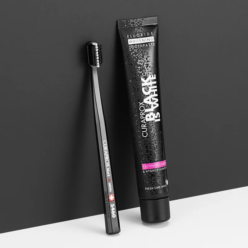 Curaprox Black is White sada zubní péče