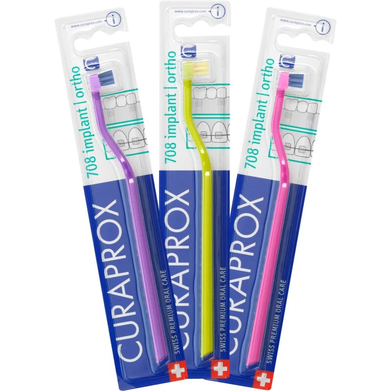 Curaprox CS 708 Implant ortodontický zubní kartáček 1 ks