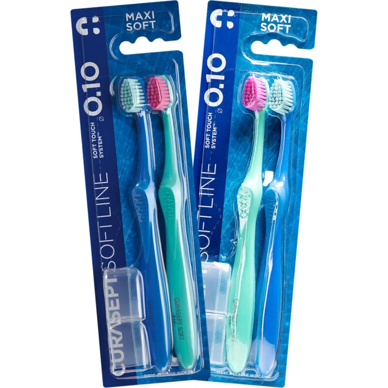 Curasept Softline 0.10 Maxi Soft 2Pack zubní kartáček 2 ks