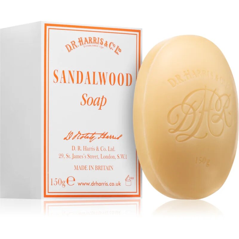 D.R. Harris Bath Soap tuhé mýdlo do koupele Sandalwood 150 g