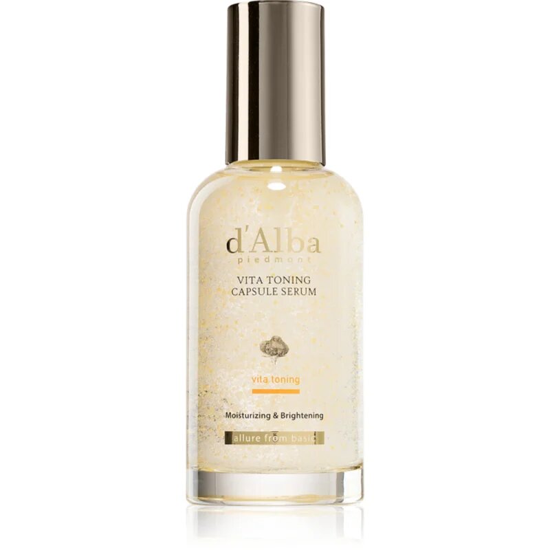 d'Alba Vita Toning Capsule Serum rozjasňující pleťové sérum proti pigmentovým skvrnám 100 ml