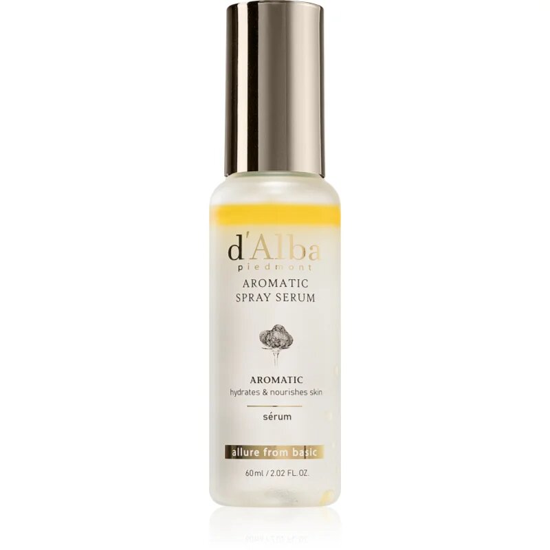 d'Alba White Truffle First Aromatic Spray Serum intenzivně hydratační sérum na obličej ve spreji 60 ml