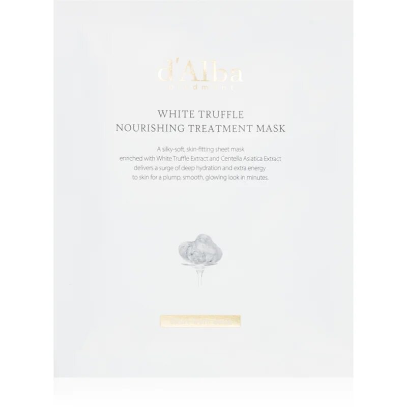 d'Alba White Truffle Nourishing Treatment Mask intenzivně hydratační pleťová maska se zklidňujícím účinkem 5x25 ml