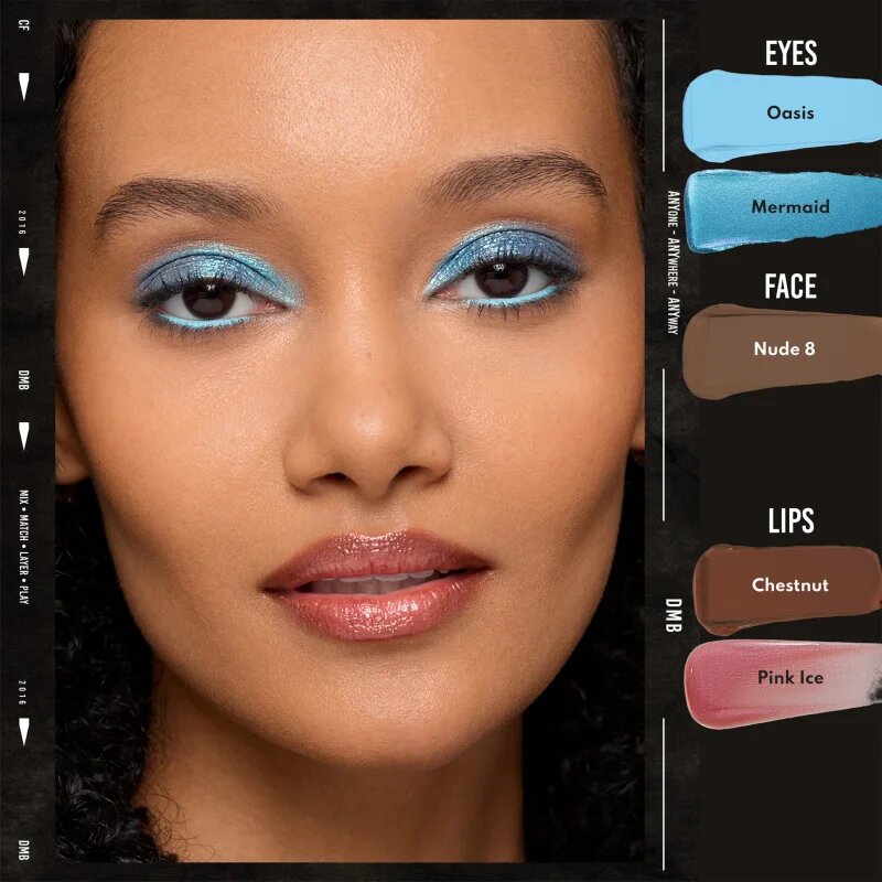 Danessa Myricks Beauty Colorfix Foils multifunkční líčidlo pro oči rty a tvář odstín Mermaid 10 ml