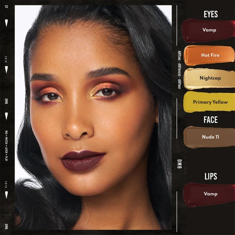 Danessa Myricks Beauty Colorfix Foils multifunkční líčidlo pro oči rty a tvář odstín NIghtcap 10 ml