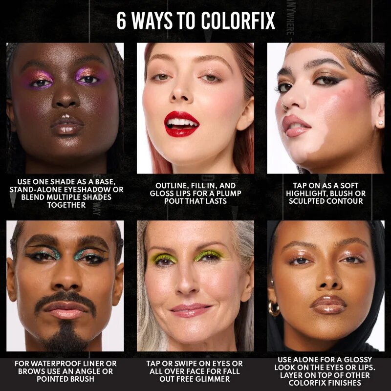 Danessa Myricks Beauty Colorfix Glaze multifunkční líčidlo pro oči rty a tvář odstín Caramel 10 ml