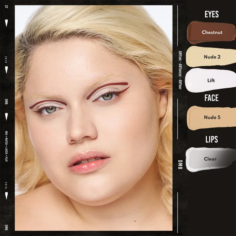 Danessa Myricks Beauty Colorfix Glaze multifunkční líčidlo pro oči rty a tvář odstín Clear 10 ml