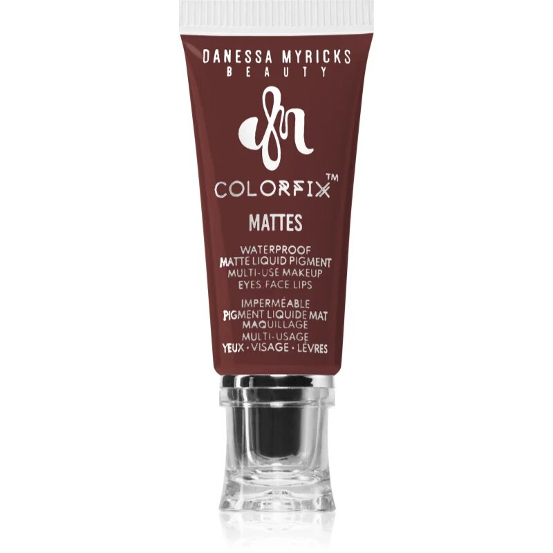 Danessa Myricks Beauty Colorfix Mattes multifunkční líčidlo pro oči rty a tvář odstín Chocolate 10 ml