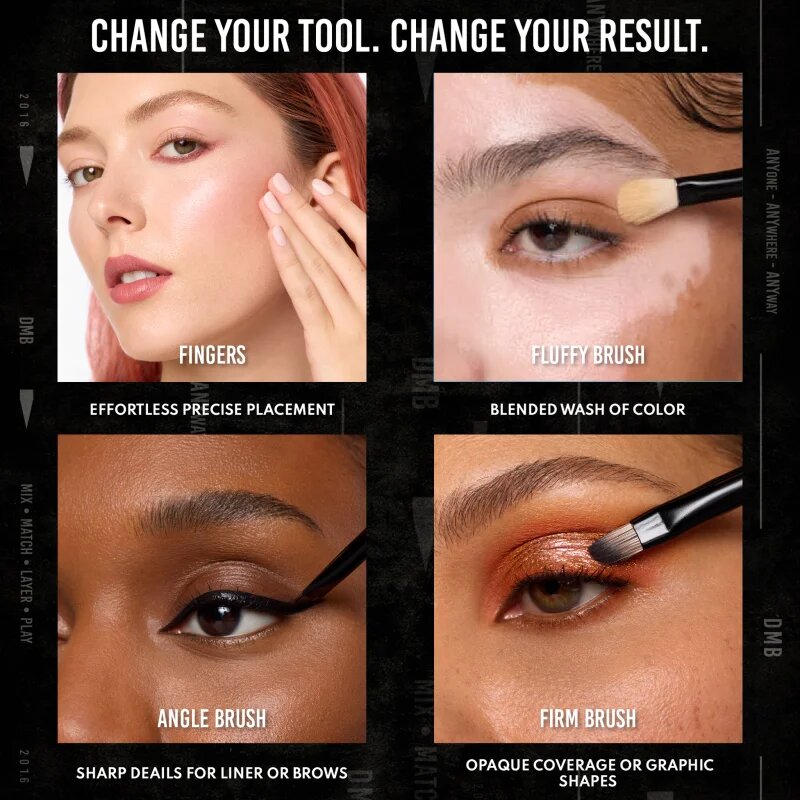 Danessa Myricks Beauty Colorfix Mattes multifunkční líčidlo pro oči rty a tvář odstín Chocolate 10 ml