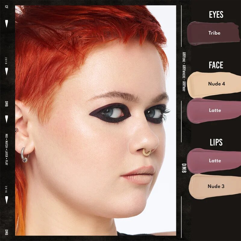 Danessa Myricks Beauty Colorfix Mattes multifunkční líčidlo pro oči rty a tvář odstín Tribe 10 ml