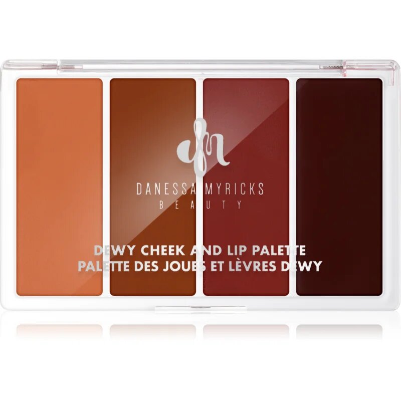 Danessa Myricks Beauty Dewy Cheek & Lip Palette multifunkční paleta na obličej odstín Dew It Undercover 25 g