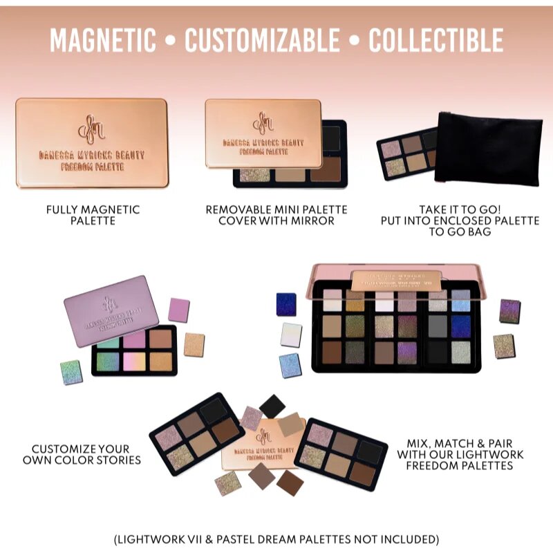 Danessa Myricks Beauty Freedom Palette Everyday Magic multifunkční paleta na obličej 6x1.2 g