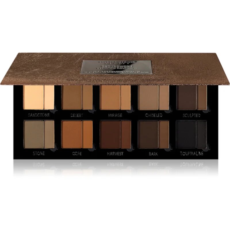 Danessa Myricks Beauty Groundwork multifunkční paleta na obličej odstín Defining Neutrals 26 g