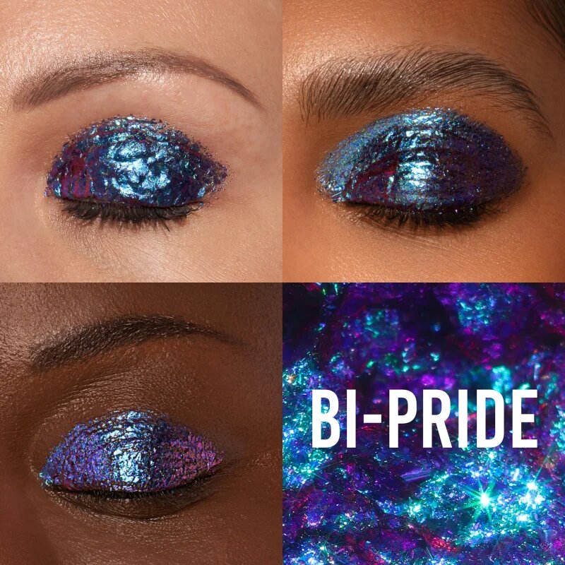 Danessa Myricks Beauty Infinite Chrome Flakes třpytivé oční stíny odstín Bi-Pride 3.8 g