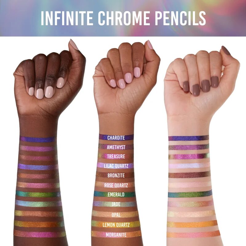 Danessa Myricks Beauty Infinite Chrome Micropencil voděodolná tužka na oči odstín Amethyst 0.15 g