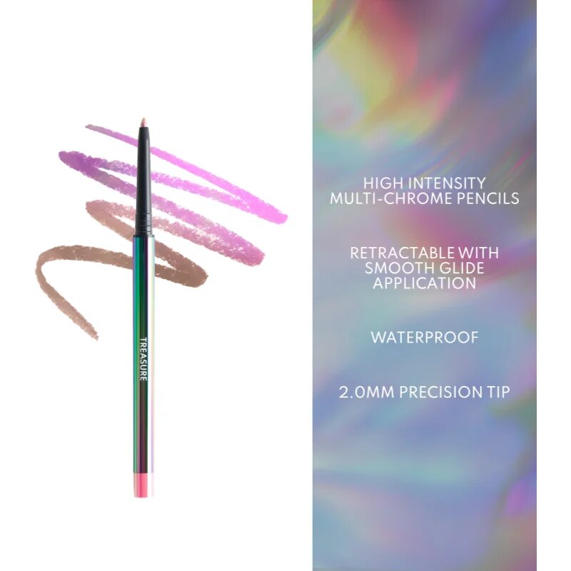 Danessa Myricks Beauty Infinite Chrome Micropencil voděodolná tužka na oči odstín Jade 0.15 g