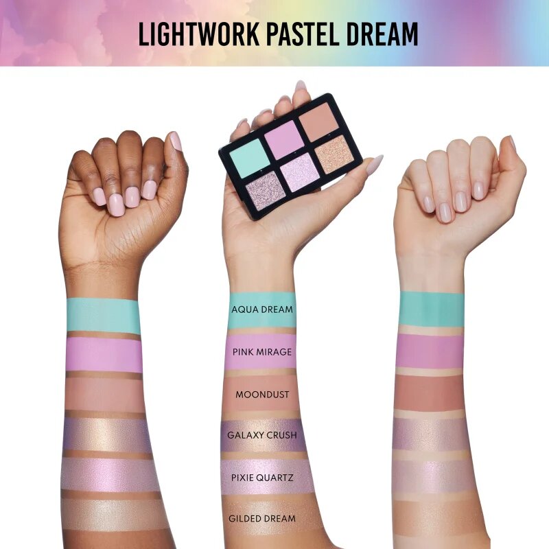 Danessa Myricks Beauty Pastel Dream Mini Freedom Palette multifunkční paleta na obličej 6x1.2 g