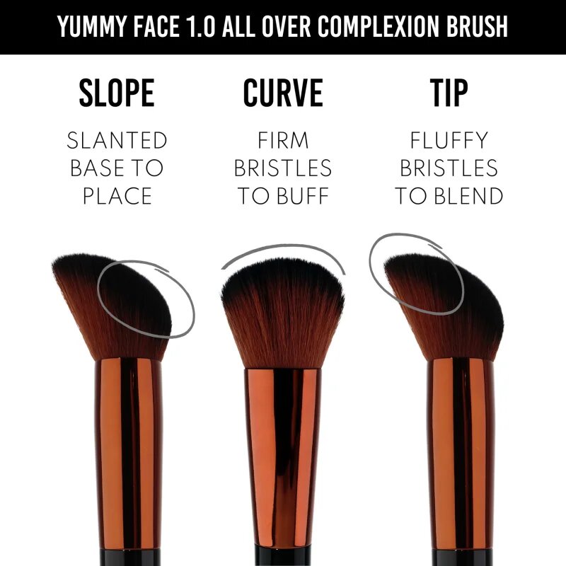 Danessa Myricks Beauty Yummy Face 1.0 multifunkční štětec 1 ks
