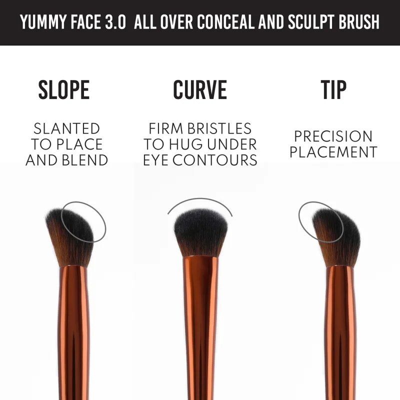 Danessa Myricks Beauty Yummy Face 3.0 štětec na korektor 1 ks