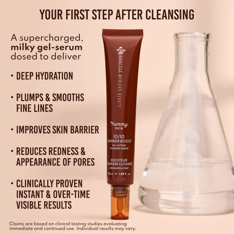 Danessa Myricks Beauty Yummy Skin 10/10 Barrier Boost mléčné pleťové sérum s kyselinou hyaluronovou 50 ml