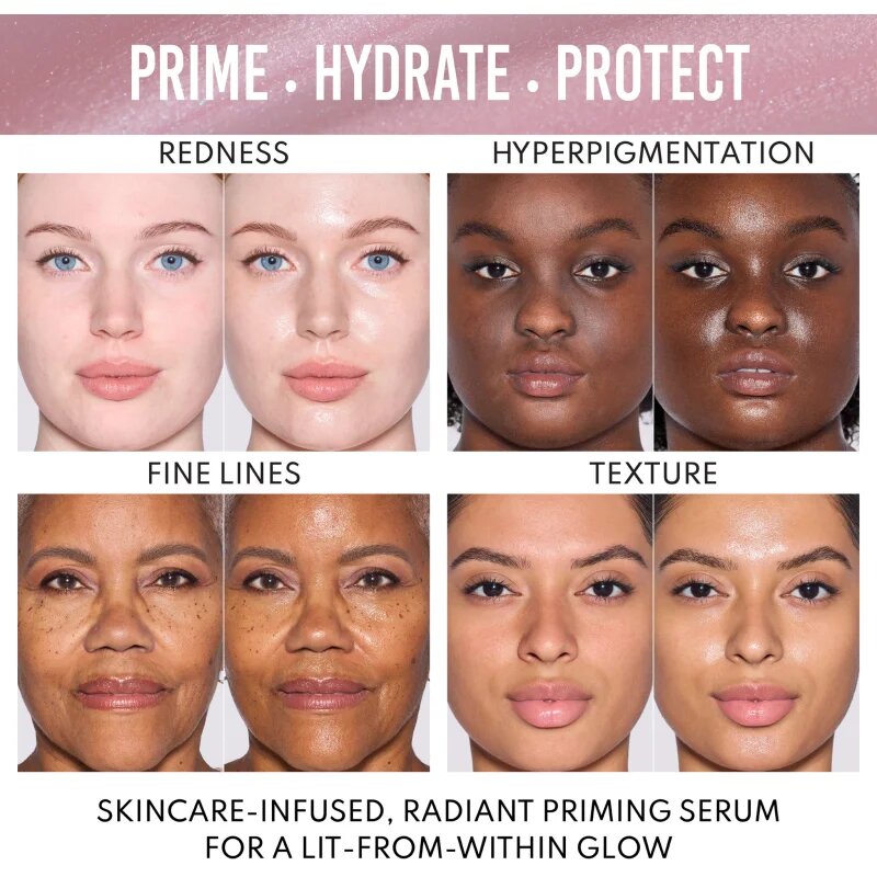 Danessa Myricks Beauty Yummy Skin Glow Serum rozjasňující podkladová báze pod make-up odstín Fresh Pressed 32.5 ml