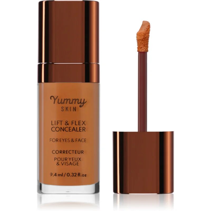 Danessa Myricks Beauty Yummy Skin Lift & Flex Concealer tekutý korektor s matným efektem odstín 13 - Tan With Warm Undertones 8.4 ml
