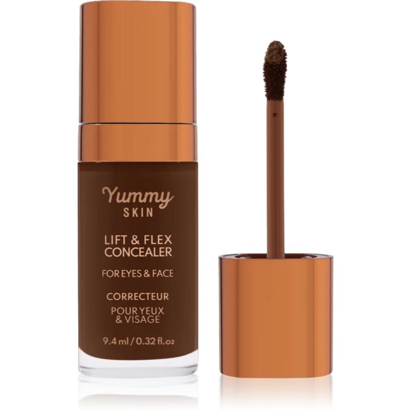Danessa Myricks Beauty Yummy Skin Lift & Flex Concealer tekutý korektor s matným efektem odstín 19 - Deep with Warm Undertones 8.4 ml