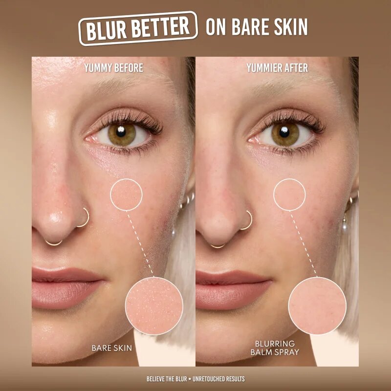 Danessa Myricks Beauty Yummy Skin Liquid Blurring Balm Setting Spray fixační sprej na make-up s hydratačním účinkem mini 50 ml