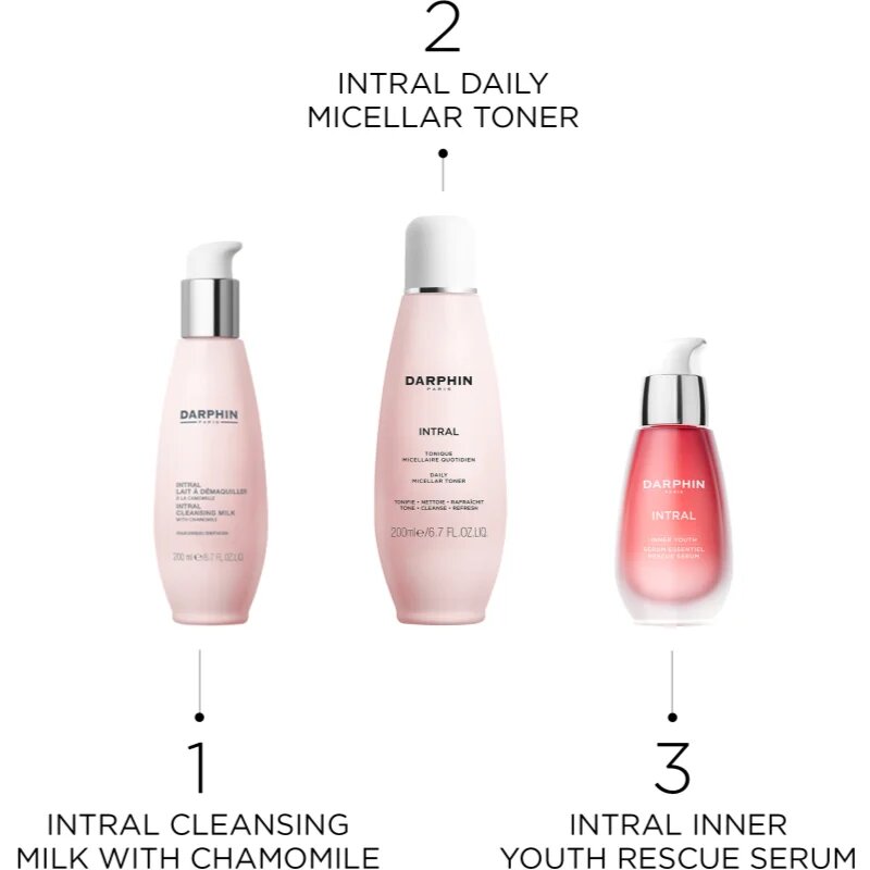 Darphin Intral Cleansing Milk odličovací mléko pro citlivou pleť 200 ml