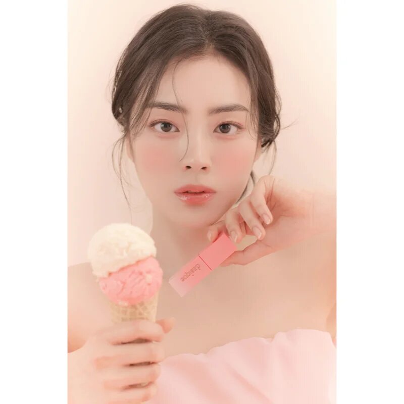 Dasique Juicy Dewy Lip Tint Ice Cream Collection dlouhotrvající lesk na rty 09 Peach Pudding 3.5 g