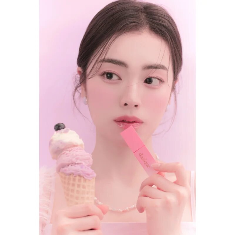 Dasique Juicy Dewy Lip Tint Ice Cream Collection dlouhotrvající lesk na rty 11 Fig Plum 3.5 g