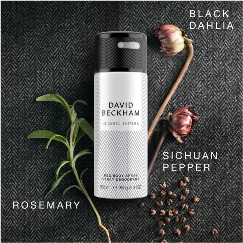 David Beckham Classic Homme deodorant ve spreji pro muže 150 ml
