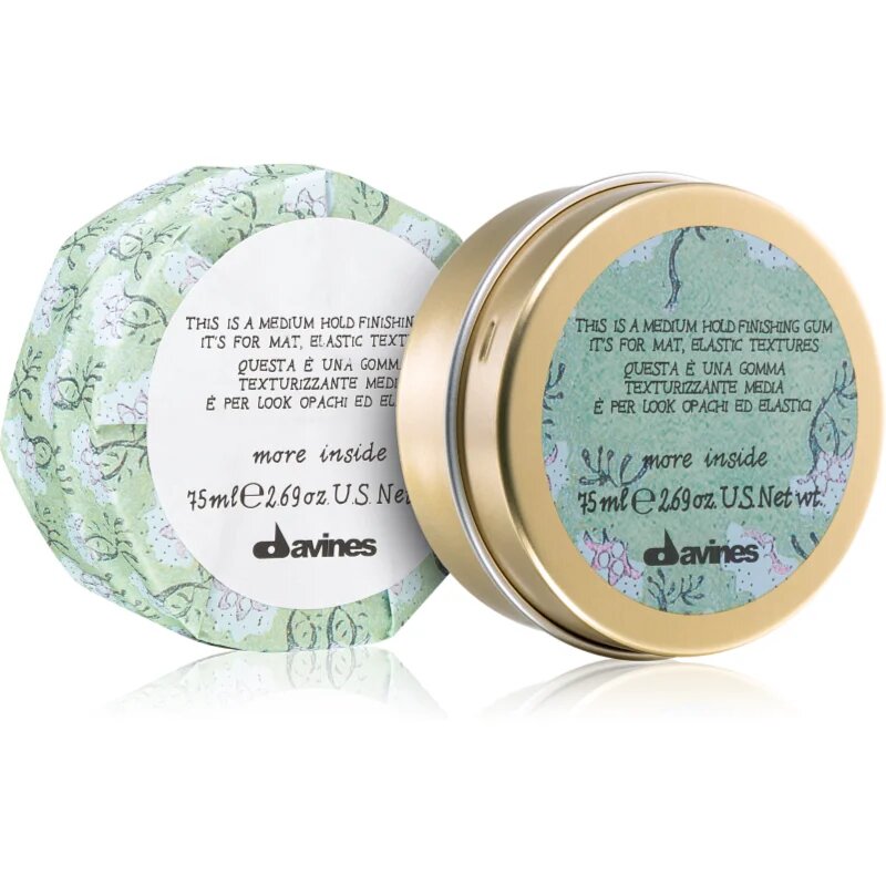 Davines More Inside Medium Hold Finishing Gum stylingová guma pro matný vzhled 75 ml