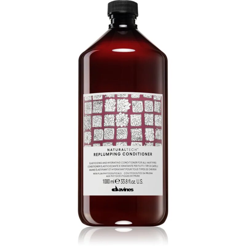 Davines Naturaltech Replumping Conditioner hydratační kondicionér pro snadné rozčesání vlasů 1000 ml